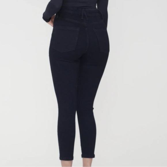 Good American Always Fits Good Petite Skinny Jeans Black Size 6-12 - Picture 2 of 11